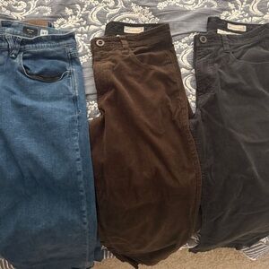 Volcom Men’s Brown Corduroy Jeans - Classic Fit